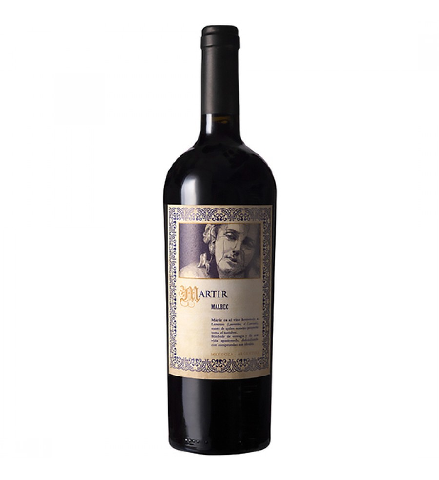 Vino Lorenzo de Agrelo Mártir Malbec 2019 - 750mL