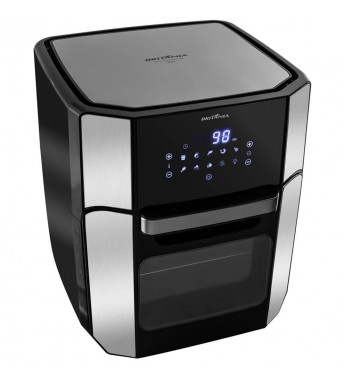 Horno Eléctrico AirFry Britania BFR2100 Digital de 12L/1800W/220V - Negro/Plata
