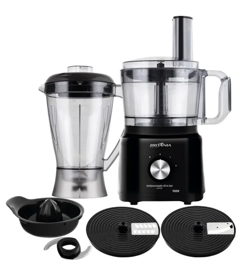 Multiprocesador Britania BMP900 3 en 1 1.5L/2V/900W/220V - Black