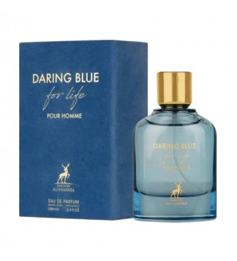 Perfume Maison Alhambra Daring Blue For Life EDP Masculino - 100mL
