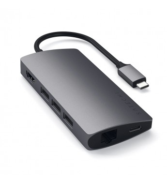 Hub Satechi ST-TCMA2M Multi Port Adapter USB-C/4K/V2 - Space Gray