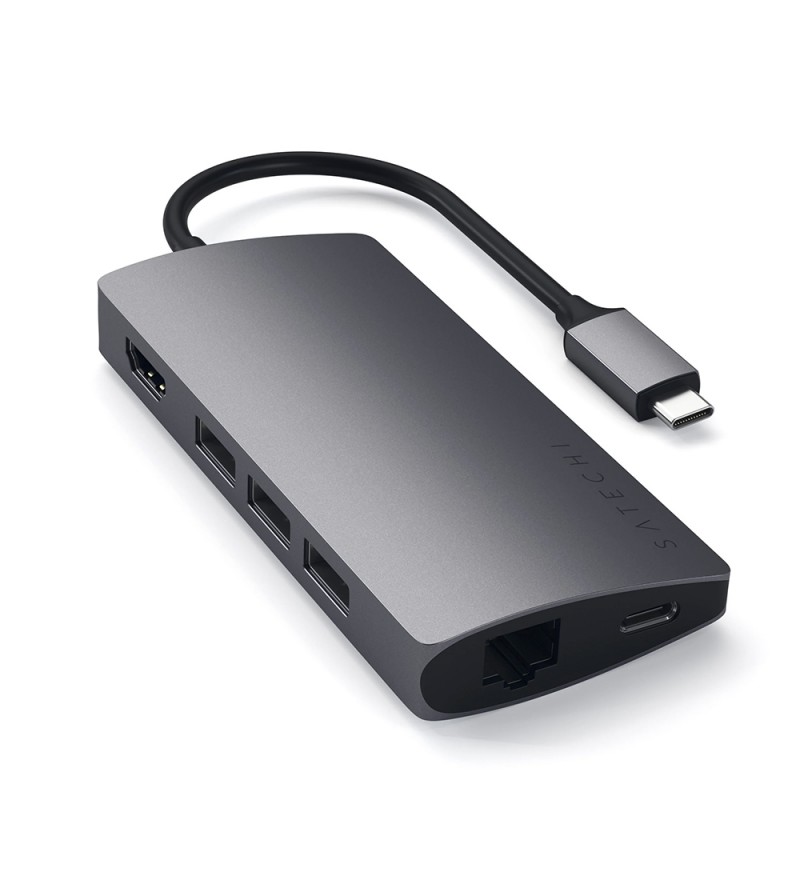 Hub Satechi ST-TCMA2M Multi Port Adapter USB-C/4K/V2 - Space Gray