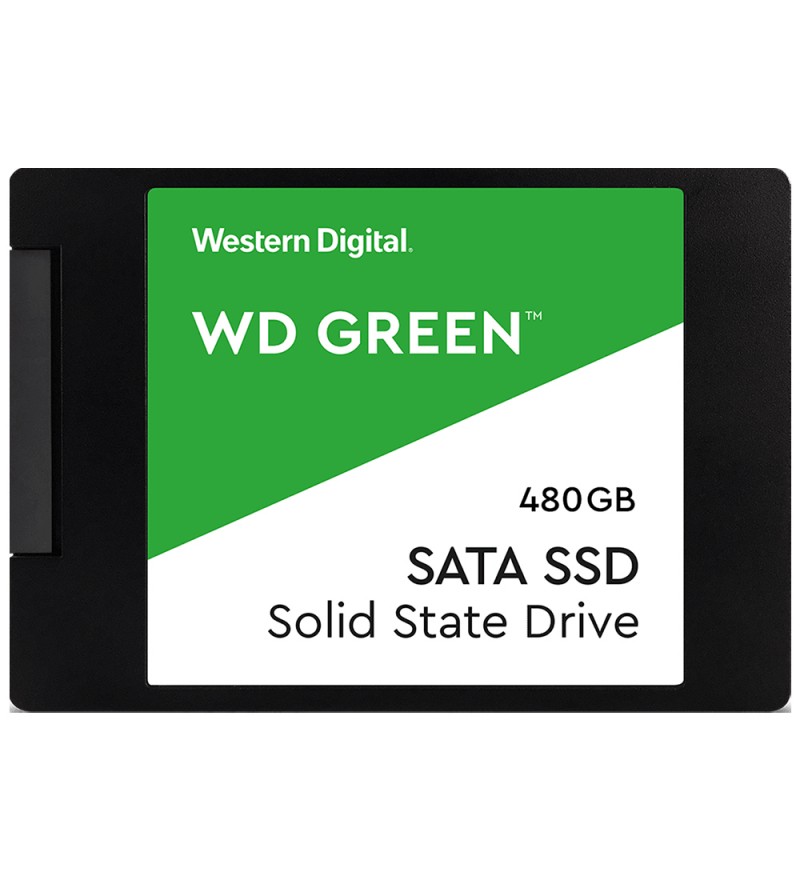 SSD 2.5" Western Digital Green WDS480G3G0A de 480GB hasta 545MB/s de Lectura - Negro