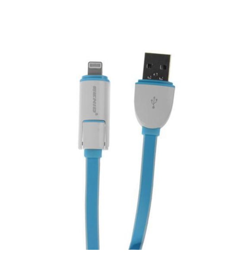 CABLE USB GENIO LC82 IPHONE/MICRO USB