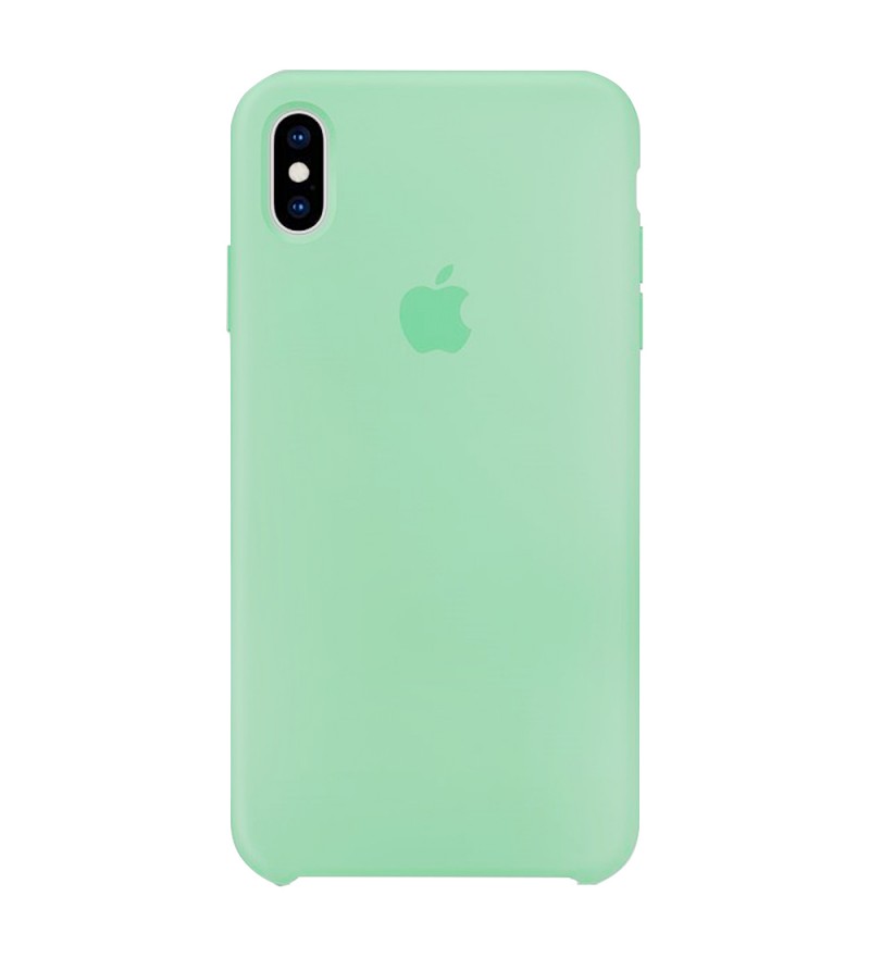 Funda Apple para iPhone XS Max Silicone Case - Verde Claro
