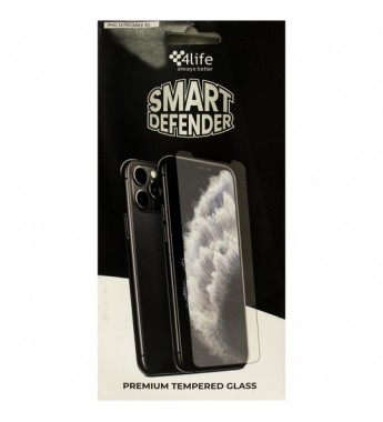 Pelicula para iPhone 13/13 Pro Max 4Life Premium Tempered Glass 9D - Transparente