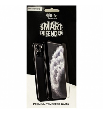 Pelicula para iPhone 13/13 Pro 4Life Premium Tempered Glass 9D - Transparente
