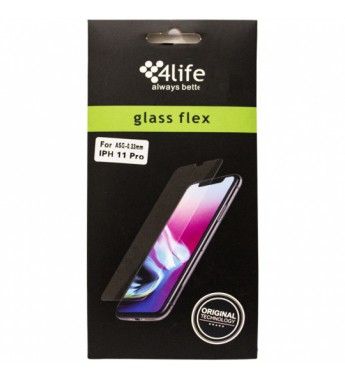 Pelicula para iPhone 11 Pro 4Life Glass Flex ASG-0.33mm - Transparente