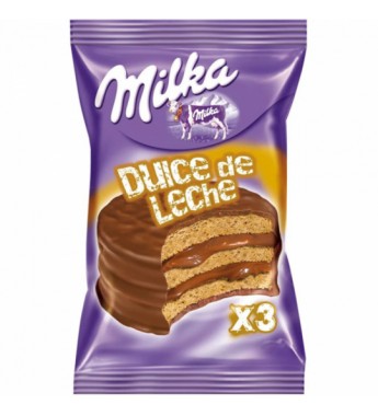 Alfajor Milka Triple Dulce de Leche (6 Unidades)