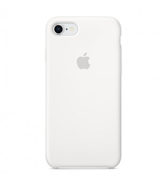 Funda Apple para iPhone 7 y 8 Silicone Case MQGL2ZM/A - Blanco