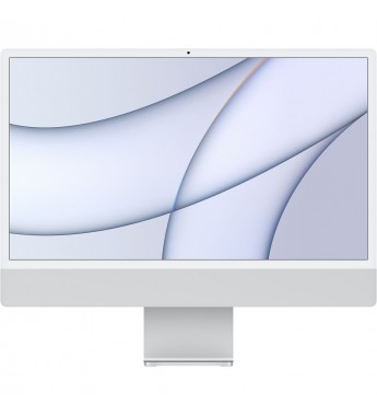 Apple iMac de 24" MGPC3LL/A A2438 con Chip M1/8GB RAM/256GB SSD/4.5K (2021) - Plata