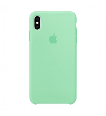 Funda Apple para iPhone XS Max Silicone Case - Verde Agua