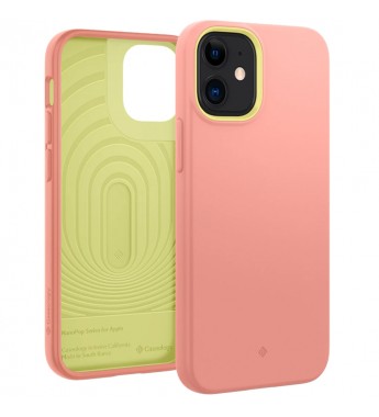 Funda Caseology Nano Pop ACS01722 para iPhone 12 Pro/12 - Peach Pink