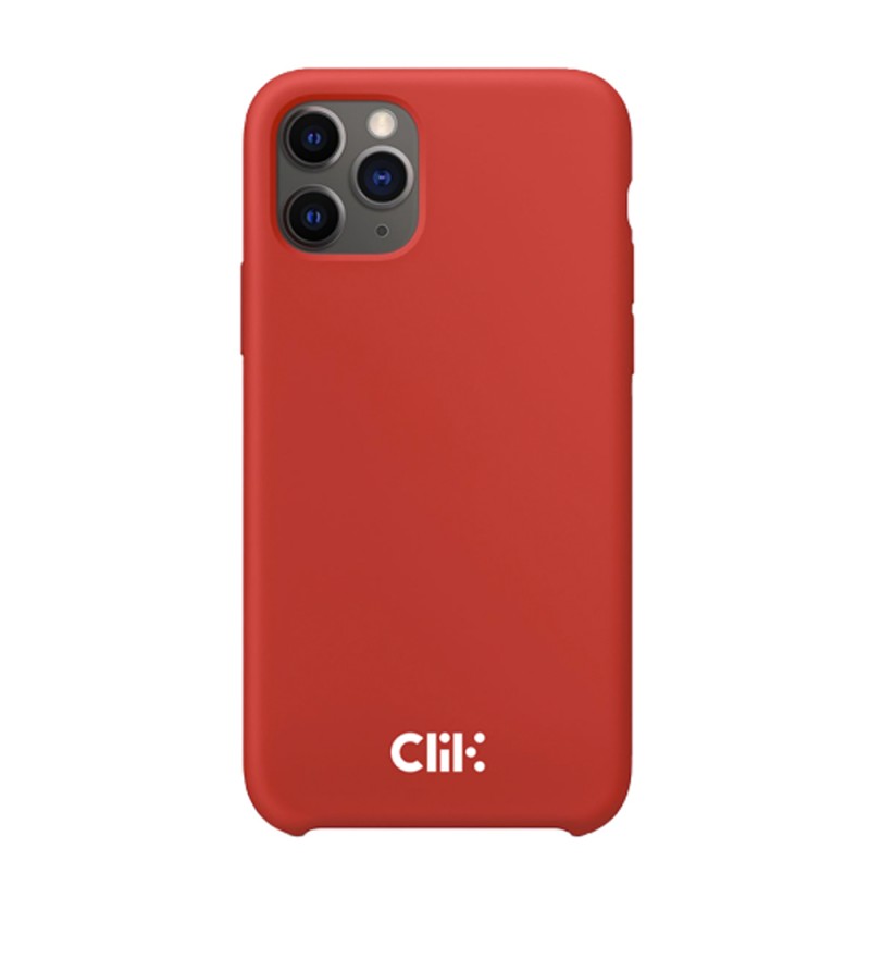 Funda de Silicona Clik para iPhone 11 Pro - Rojo