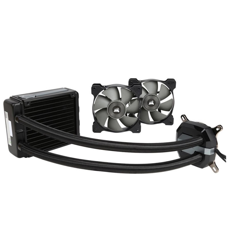 Cooler para CPU Corsair CPU Hydro Series H80i V2 120mm - Negro