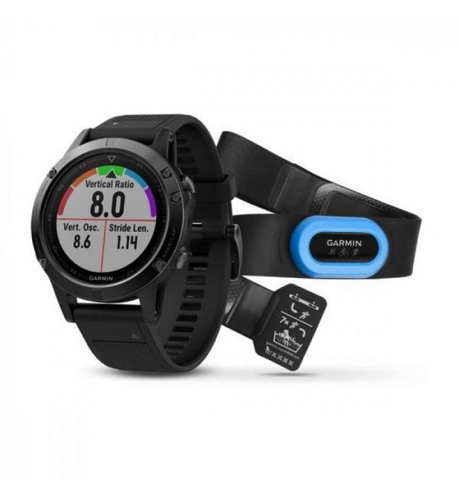 Reloj GPS GARMIN Fenix 5 Sapphire Performer Bundle 010 01688 32