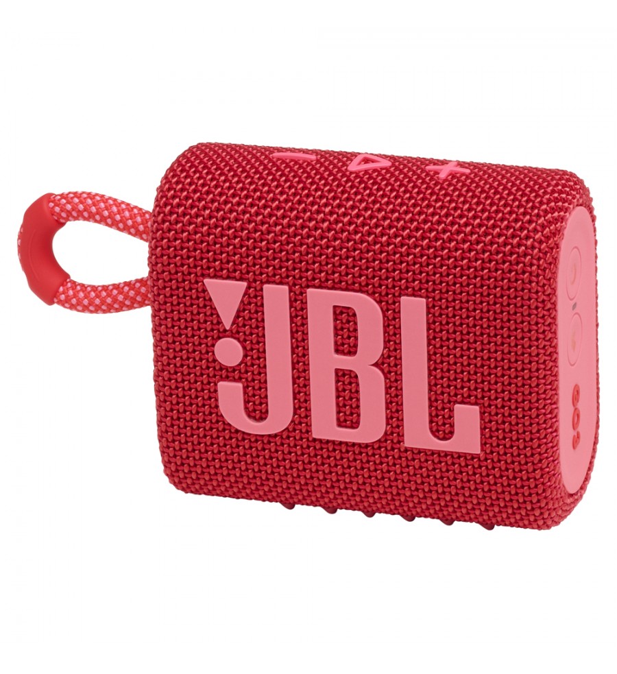 Speaker JBL Go 3 con Bluetooth/IP67/2.7Wh - Red