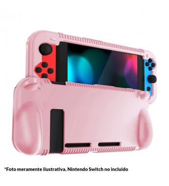 Funda protectora de Silicona para Nintendo Switch - Rosa