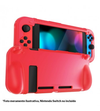 Funda protectora de Silicona para Nintendo Switch - Rojo
