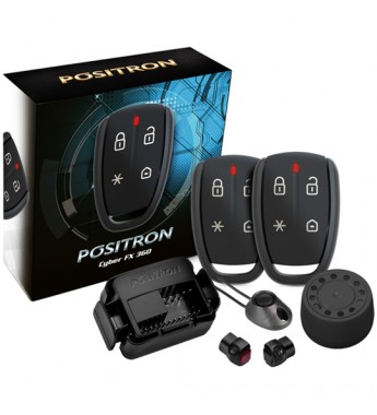 Alarma para Automóvil Positron Cyber FX 360 con Bloqueo de Motor - Negro