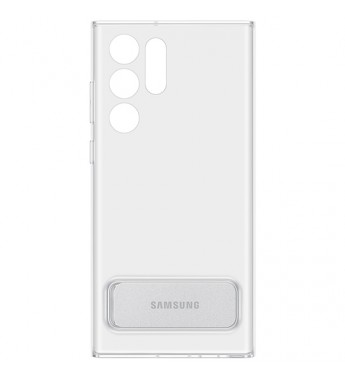Funda para Galaxy S22 Ultra Samsung Clear Standing Cover EF-JS908CTEGWW - Transparente