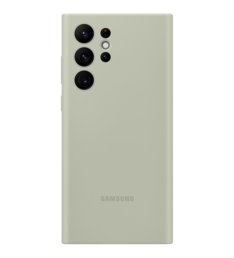 Funda para Galaxy S22 Ultra Samsung Silicone Cover EF-PS908TMEGWW - Olive Green