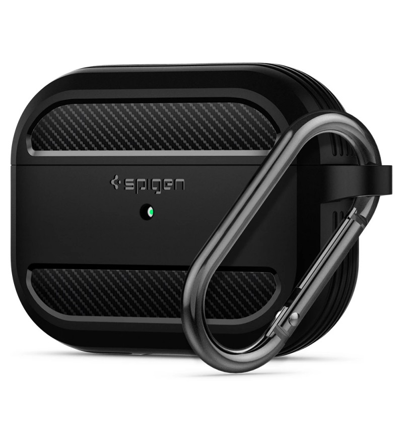 Funda para AirPods Pro Spigen Rugged Armor ASD00540 - Matte Black