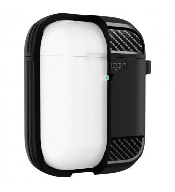 Funda para AirPods 2nd/1st Gen Spigen Rugged Armor ASD01117 - Matte Black